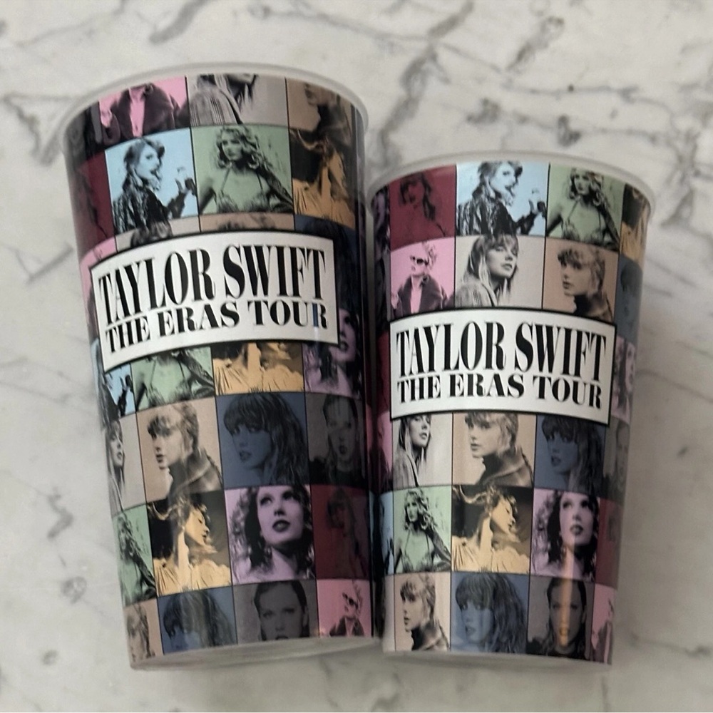 Taylor Swift The Eras Tour Cups Collectible AMC Set Of Two